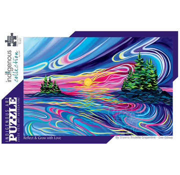 Canadian Art Prints Indigenous Collection: Reflect & Grow with Love Puzzle 1000pcs