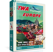 New York Puzzle Company New York Puzzle Co. American Airlines: Through Europe Puzzle 500pcs*
