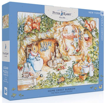 New York Puzzle Company New York Puzzle Co. Peter Rabbit: Home Sweet Burrow Puzzle 750pcs