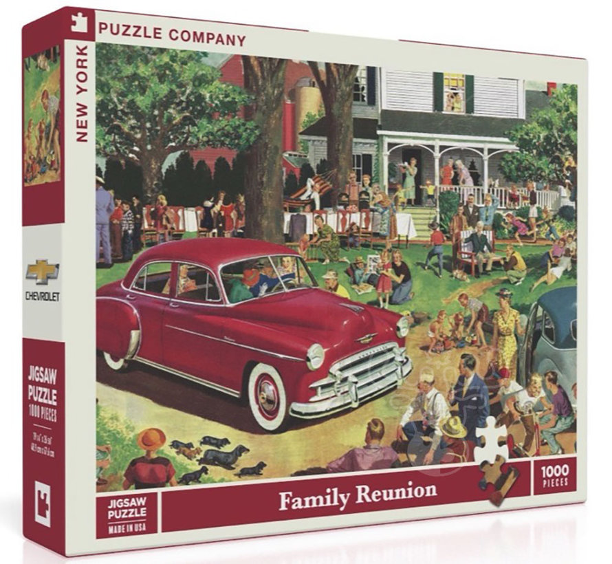 New York Puzzle Co. General Motors: Family Reunion Puzzle 1000pcs
