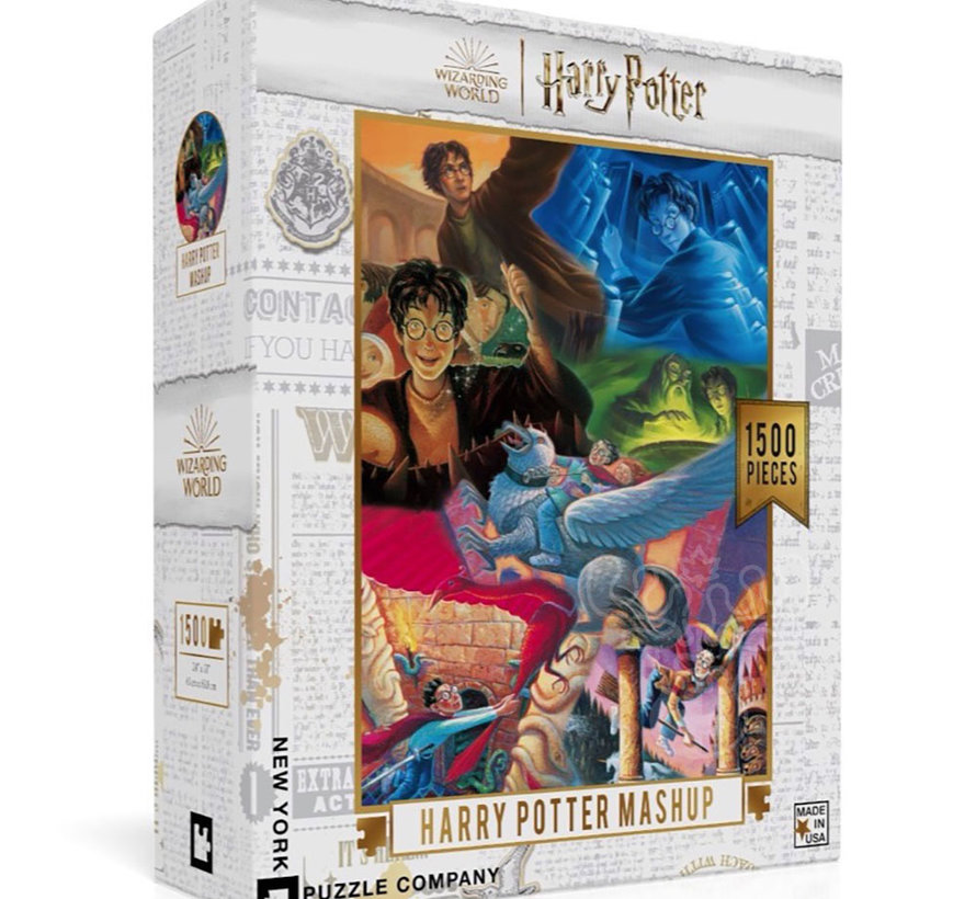 New York Puzzle Co. Harry Potter: Harry Potter Mashup Puzzle 1500pcs