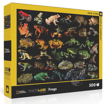 New York Puzzle Company New York Puzzle Co. National Geographic: Photo Ark Frogs Puzzle 500pcs