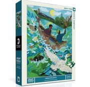 New York Puzzle Company FINAL SALE New York Puzzle Co. MTA: Urban Delights Puzzle 1000pcs