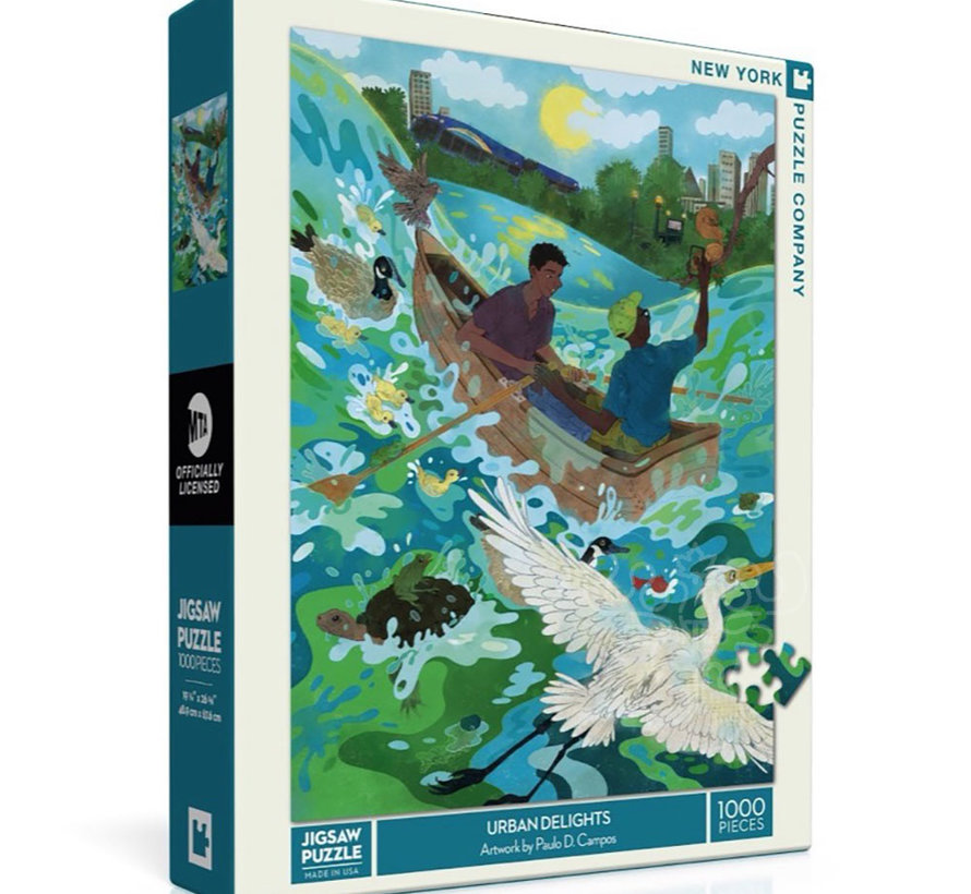 FINAL SALE New York Puzzle Co. MTA: Urban Delights Puzzle 1000pcs