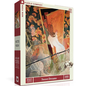 New York Puzzle Company New York Puzzle Co. Victo Ngai: Sweet Dreams Puzzle 1000pcs