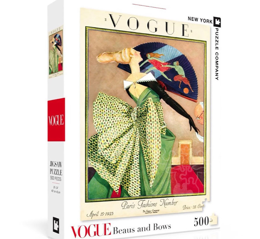 New York Puzzle Co. Vogue: Beaus and Bows Puzzle 500pcs