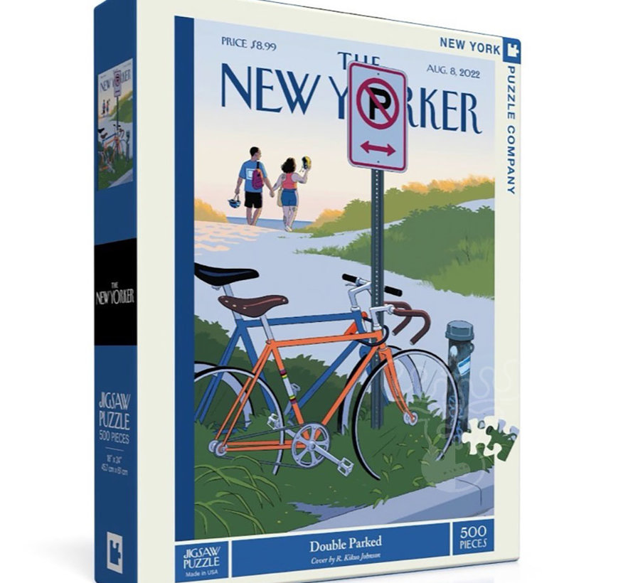 New York Puzzle Co. The New Yorker: Double Parked Puzzle 500pcs