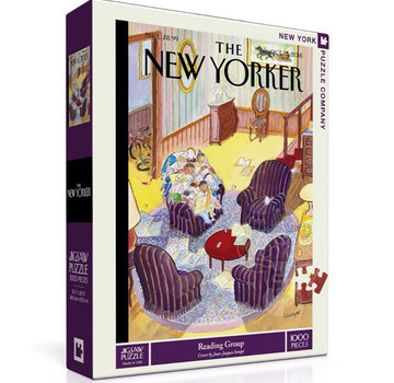 New York Puzzle Company New York Puzzle Co. The New Yorker: Reading Group Puzzle 1000pcs
