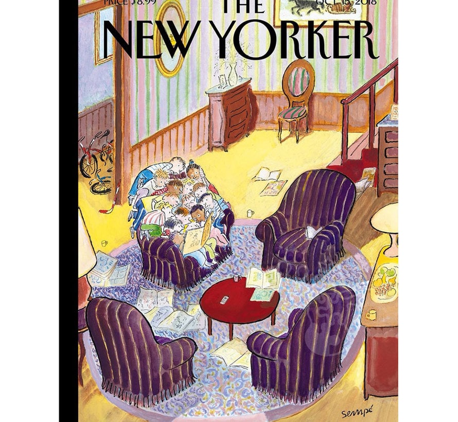 New York Puzzle Co. The New Yorker: Reading Group Puzzle 1000pcs