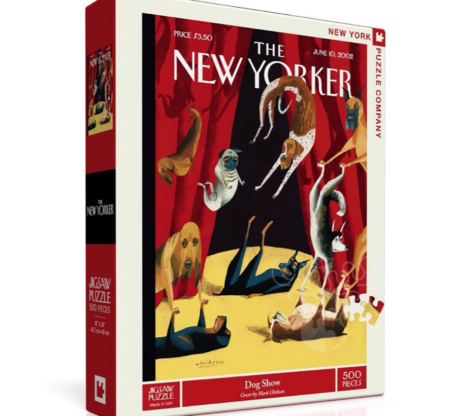 New York Puzzle Co. The New Yorker: Dog Show Puzzle 500pcs