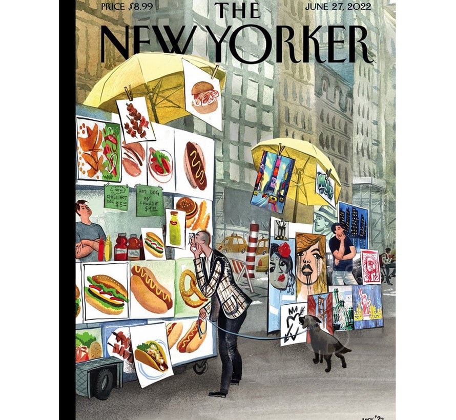 New York Puzzle Co. The New Yorker: Sidewalk Connoisseurs Puzzle 1000pcs