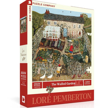 New York Puzzle Company New York Puzzle Co. Loré Pemberton: The Walled Garden Puzzle 500pcs