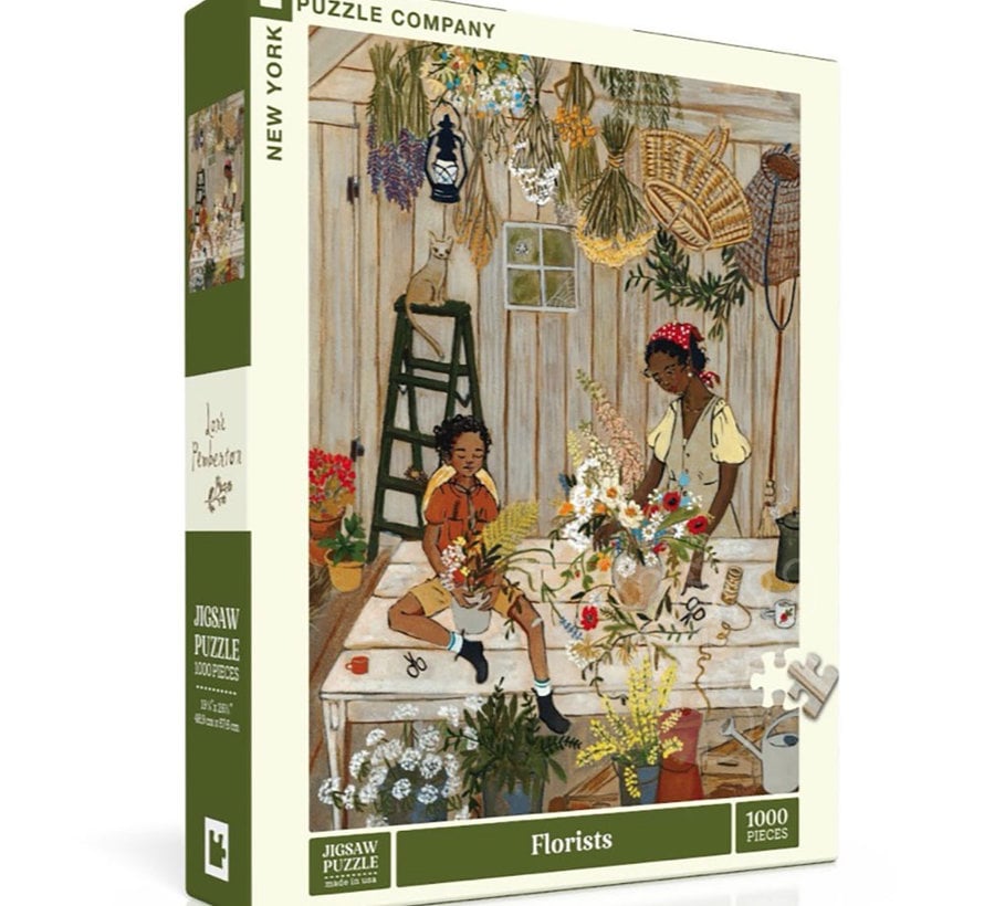 New York Puzzle Co. Loré Pemberton: Florists Puzzle 1000pcs