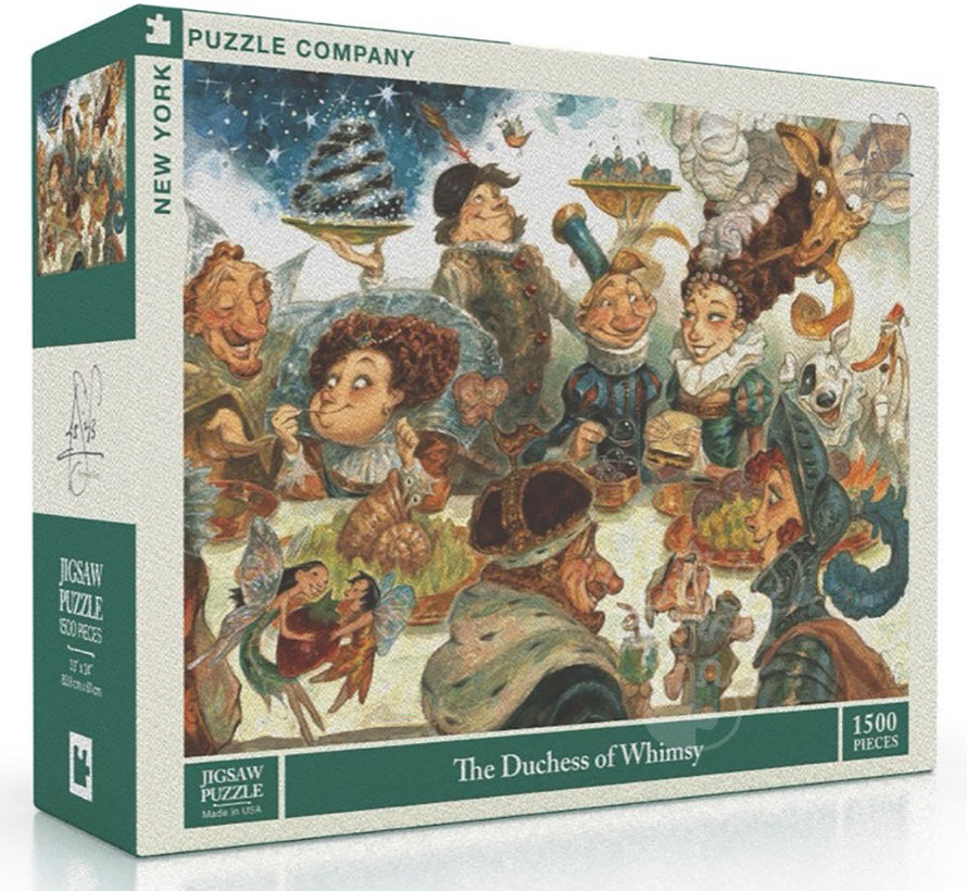 New York Puzzle Co. Peter de Sève: Duchess of Whimsy Puzzle 1500pcs
