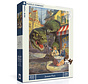 New York Puzzle Co. Peter de Sève: Jurassic Paris Puzzle 1000pcs