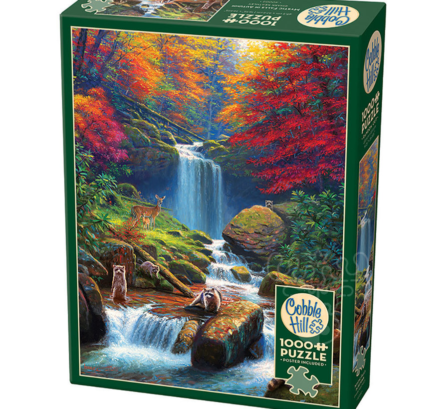 Cobble Hill Mystic Falls in Autumn Puzzle 1000pcs