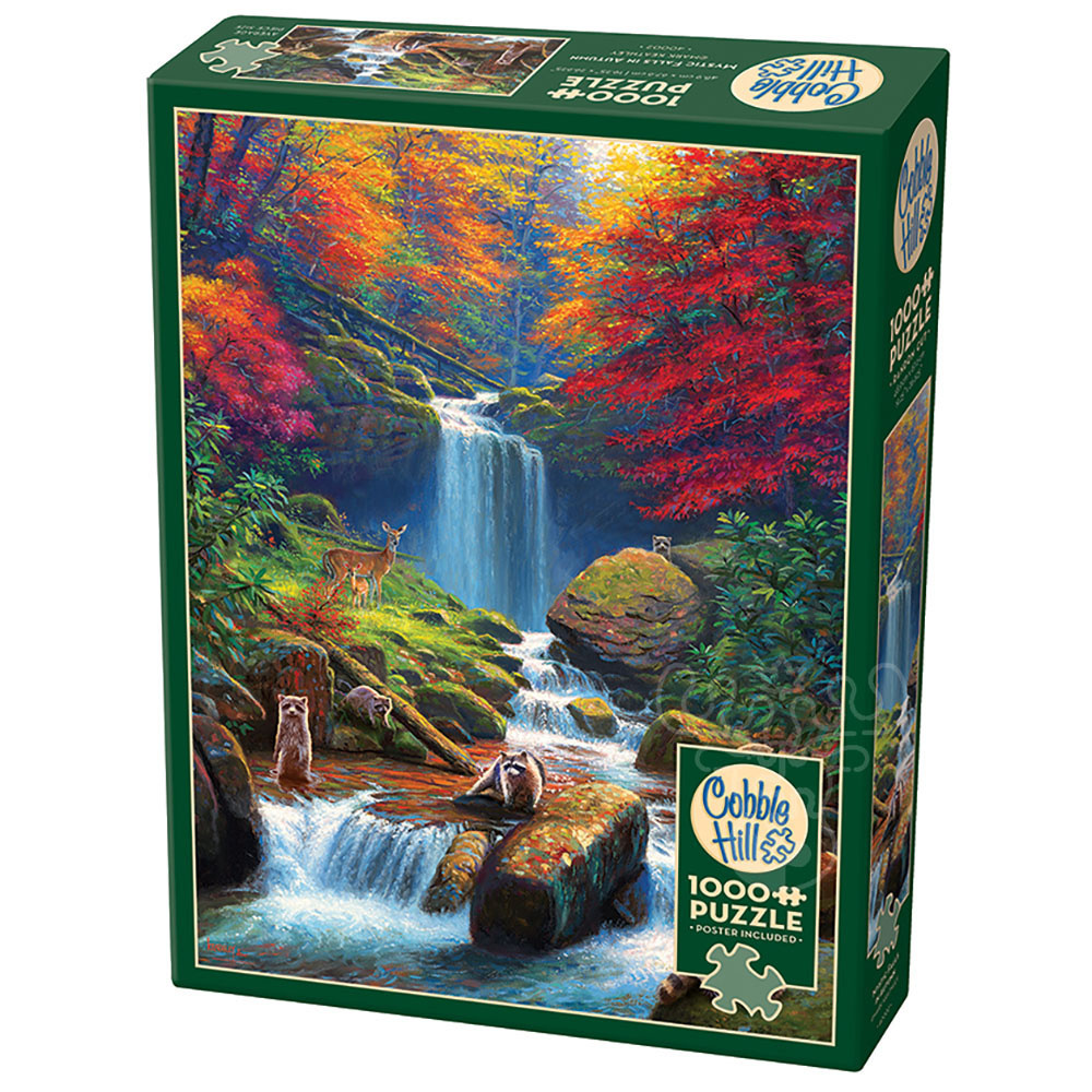 Cobble Hill Mystic Falls in Autumn Puzzle 1000pcs Puzzles Canada