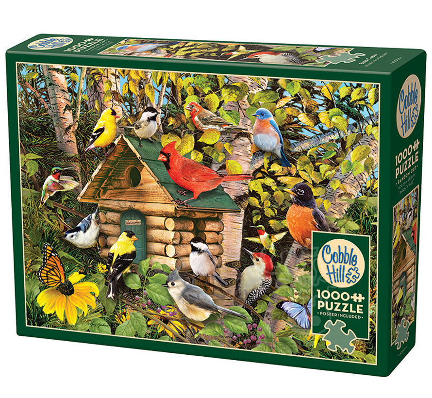 Cobble Hill Bird Cabin Puzzle 1000pcs