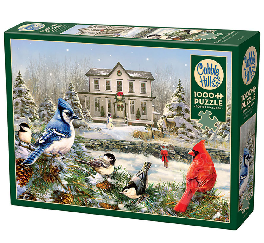 Cobble Hill Country House Birds Puzzle 1000pcs