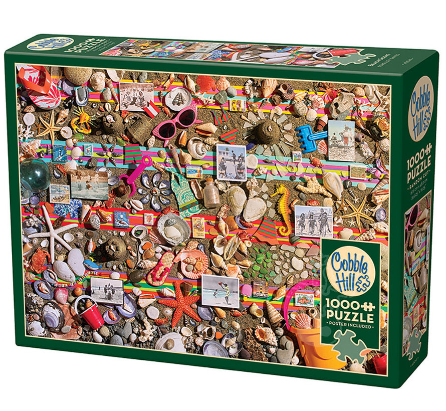 Cobble Hill Beach Scene Puzzle 1000pcs