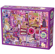 Cobble Hill Puzzles Cobble Hill Rainbow Collection Purple Puzzle 1000pcs