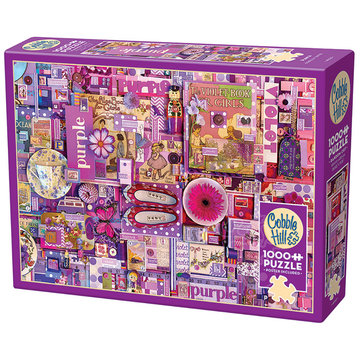 Cobble Hill Puzzles Cobble Hill Rainbow Collection Purple Puzzle 1000pcs