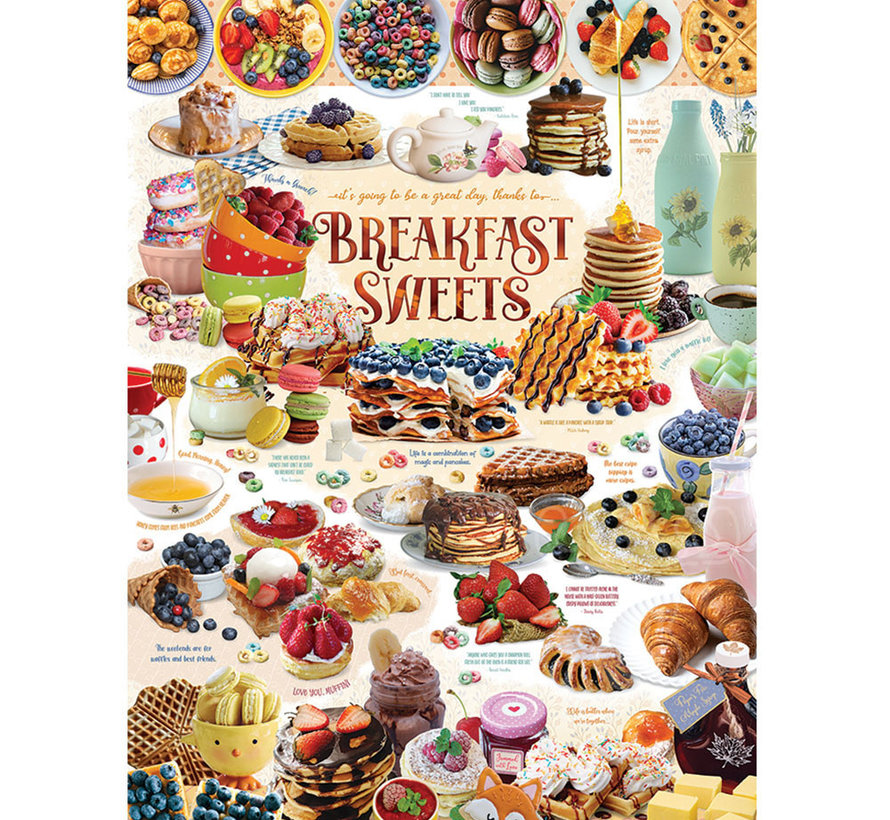 Cobble Hill Breakfast Sweets Puzzle 1000pcs