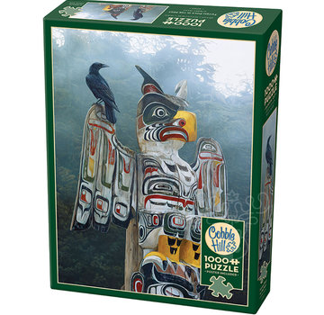 Cobble Hill Puzzles Cobble Hill Totem Pole in the Mist Puzzle 1000pcs