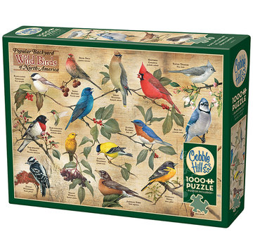 Cobble Hill Puzzles Cobble Hill Popular Backyard Wild Birds of North America Puzzle 1000pcs