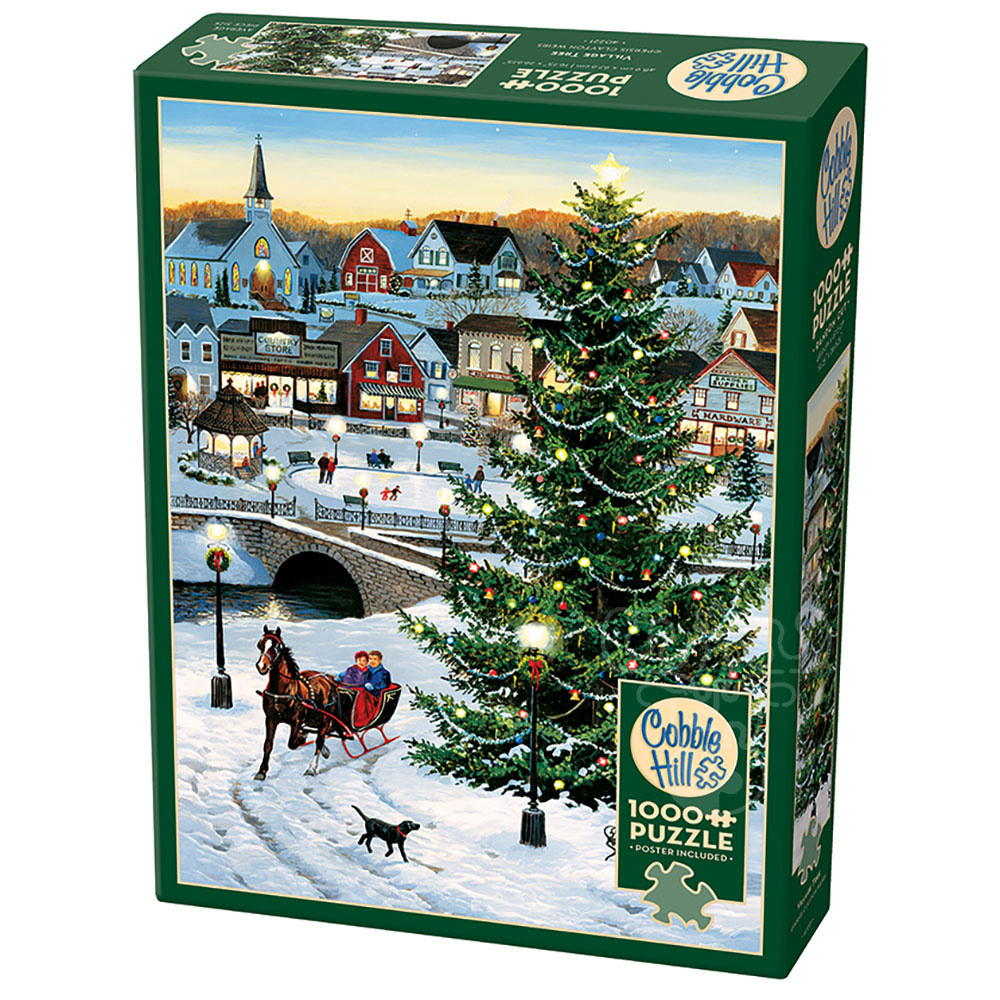 Cobble Hill Village Tree Puzzle 1000pcs Puzzles Canada
