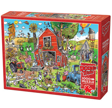 Cobble Hill Puzzles Cobble Hill DoodleTown: Farmyard Folly Puzzle 1000pcs