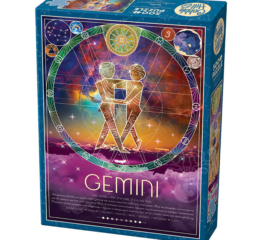 Cobble Hill Zodiac: Gemini Puzzle 500pcs