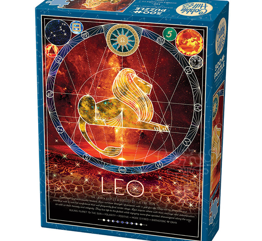 Cobble Hill Zodiac: Leo Puzzle 500pcs
