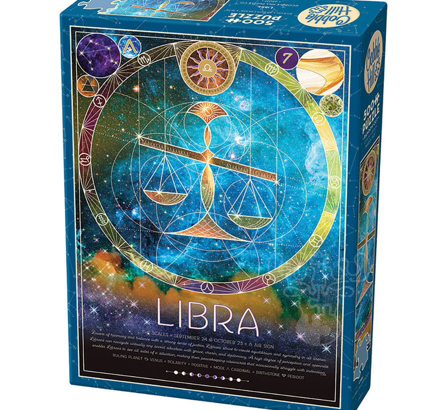 Cobble Hill Zodiac: Libra Puzzle 500pcs