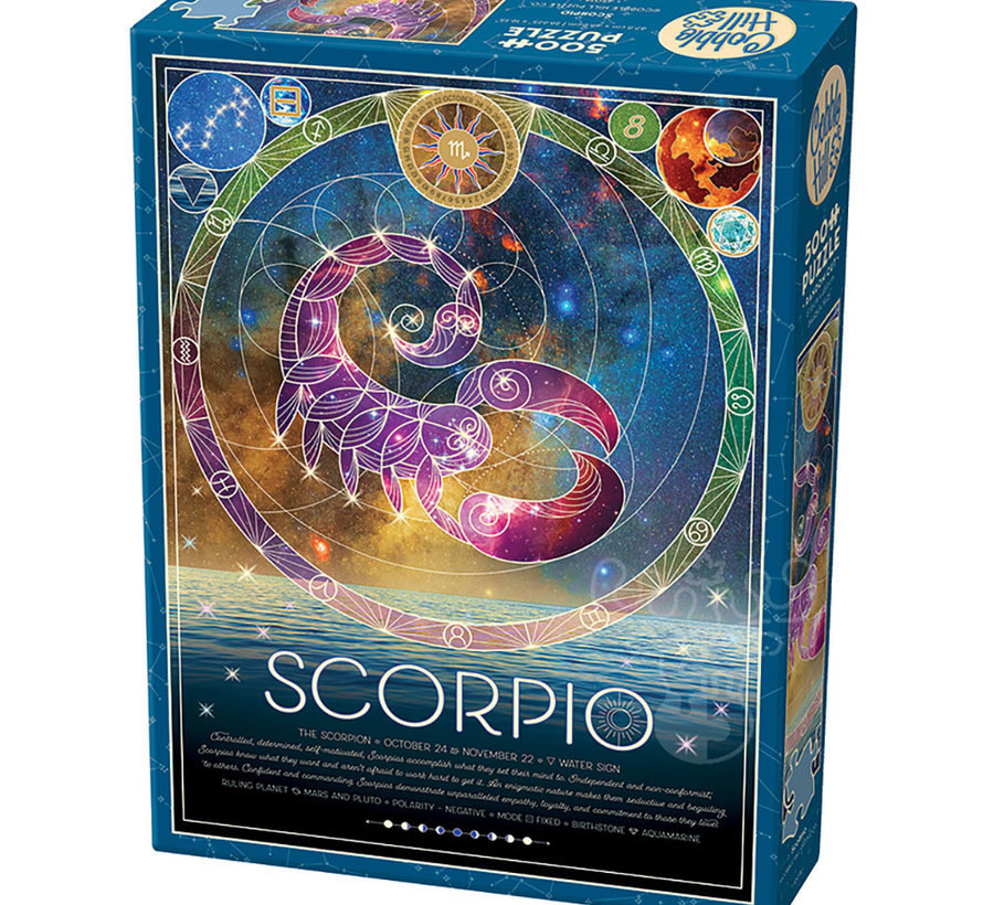 Cobble Hill Zodiac: Scorpio Puzzle 500pcs