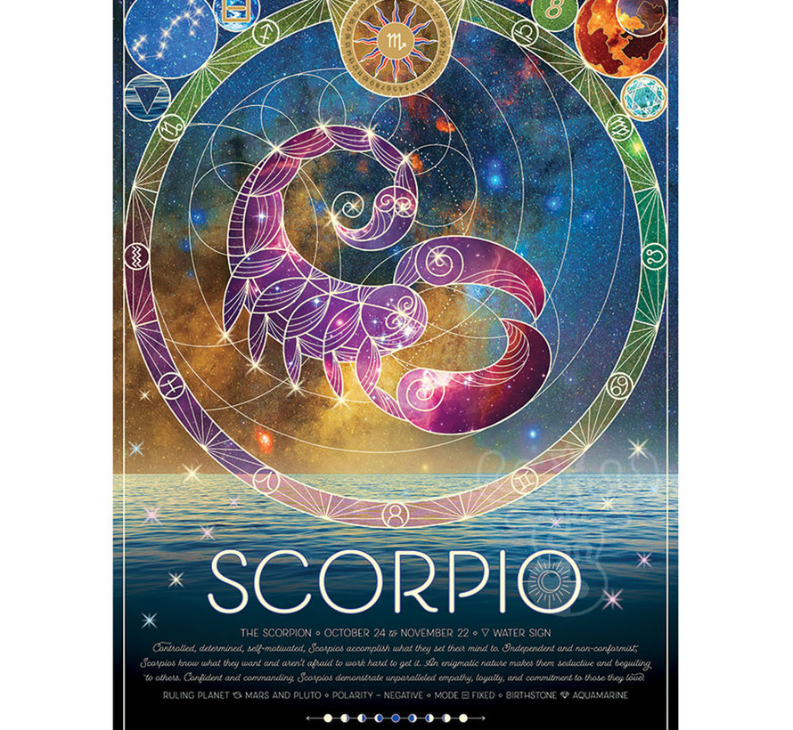 Cobble Hill Zodiac: Scorpio Puzzle 500pcs