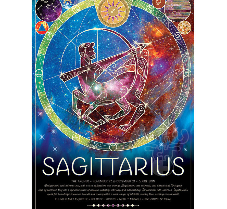 Cobble Hill Zodiac: Sagittarius Puzzle 500pcs