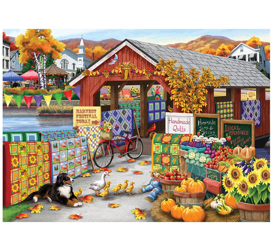 Cobble Hill Harvest Festival Puzzle 500pcs