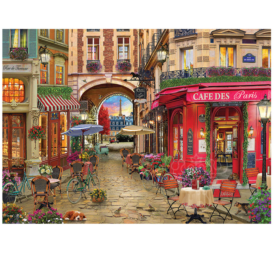 Cobble Hill Cafe des Paris Puzzle 500pcs