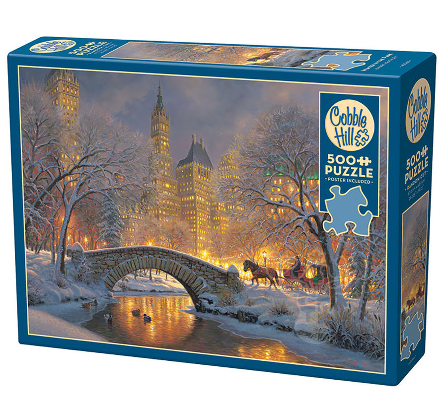 Cobble Hill Winter in the Park Puzzle 500pcs