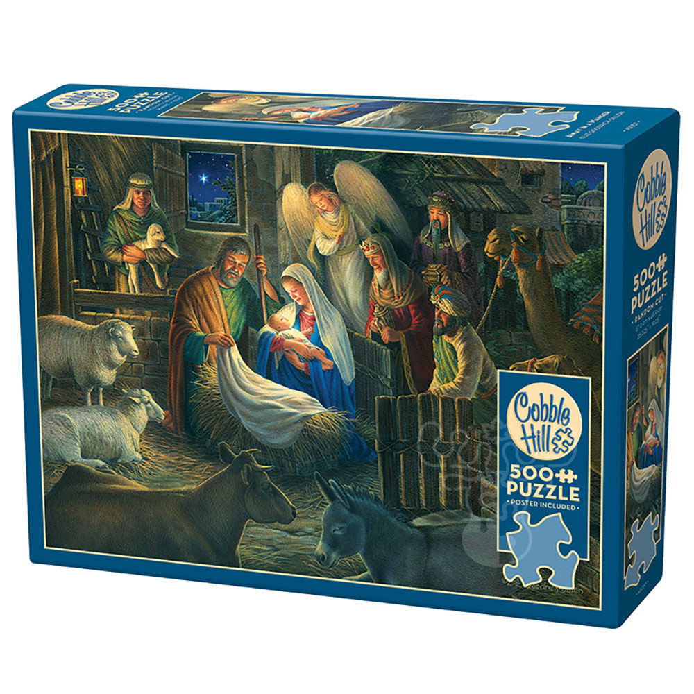 Cobble Hill Away in a Manger Puzzle 500pcs Puzzles Canada