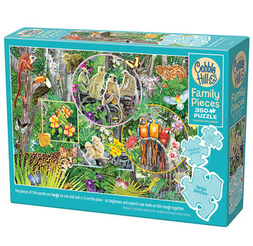 Cobble Hill Puzzles Cobble Hill Rainforest Magic Family Puzzle 350pcs