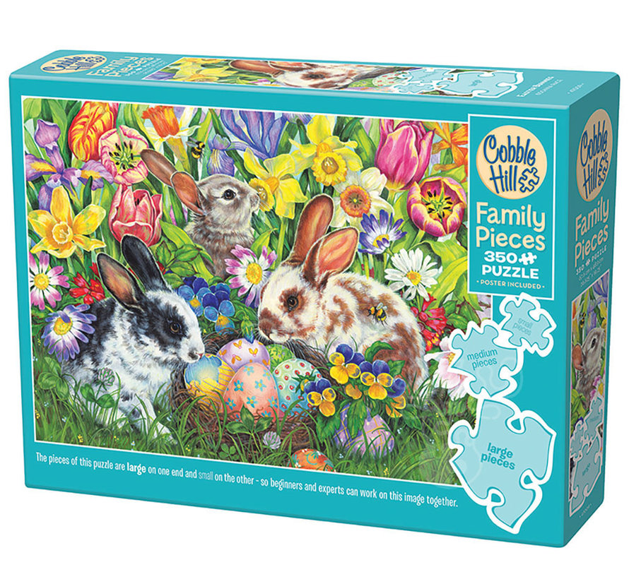 Cobble Hill Easter Bunnies Family Puzzle 350pcs