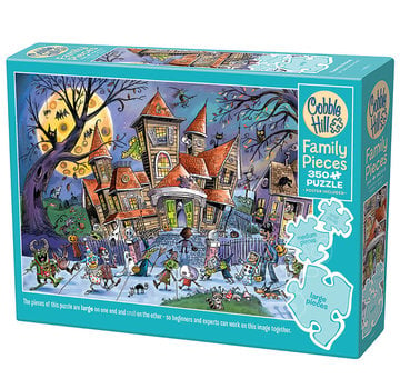 Cobble Hill Puzzles Cobble Hill DoodleTown: Haunted House Family Puzzle 350pcs