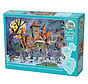Cobble Hill DoodleTown: Haunted House Family Puzzle 350pcs