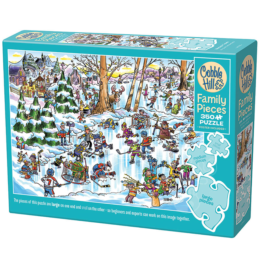 Cobble Hill DoodleTown Hockey Town Family Puzzle 350pcs Puzzles Canada