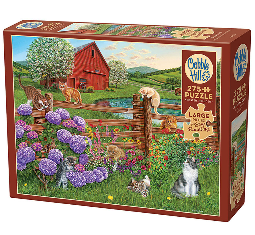 Cobble Hill Farm Cats Easy Handling Puzzle 275pcs