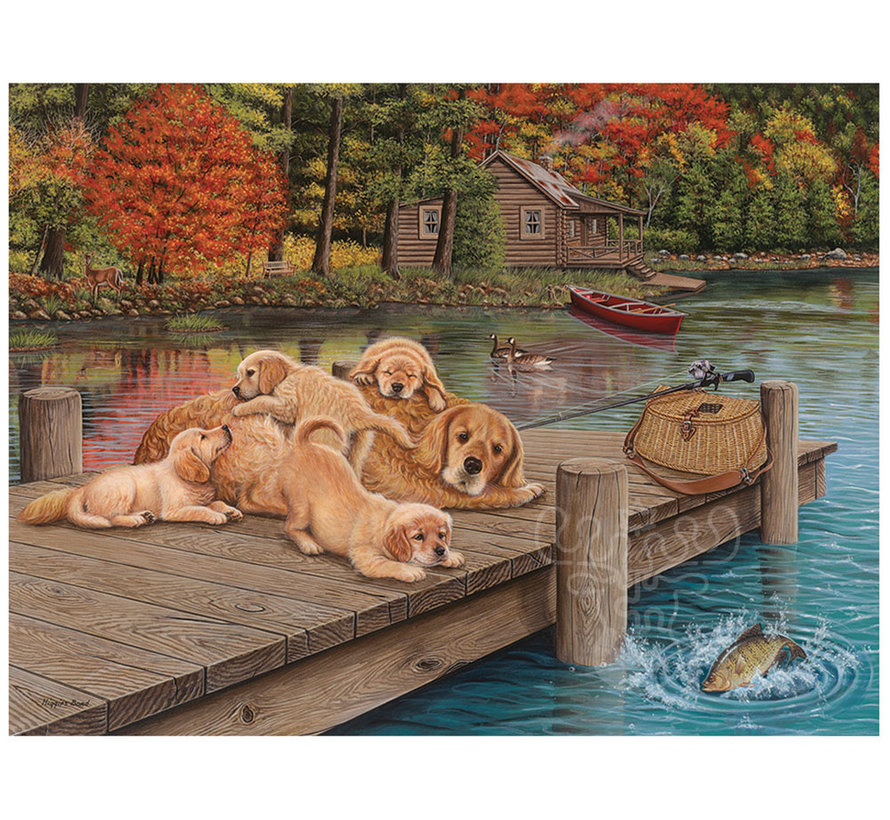 Cobble Hill Lazy Day on the Dock Easy Handling Puzzle 275pcs