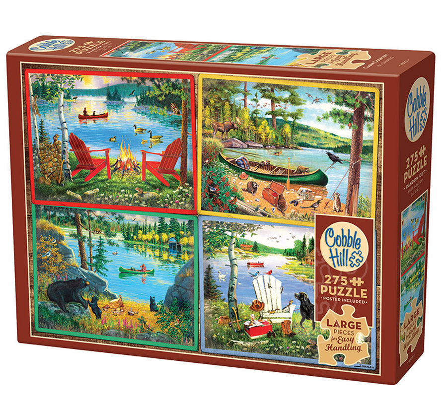 Cobble Hill Cabin Country Easy Handling Puzzle 275pcs