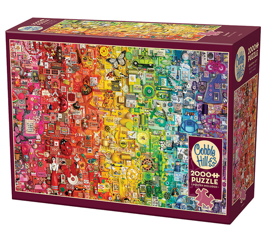 Cobble Hill Rainbow Puzzle 2000pcs